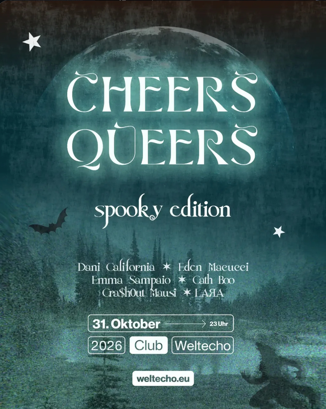Cheers Queers spooky edition