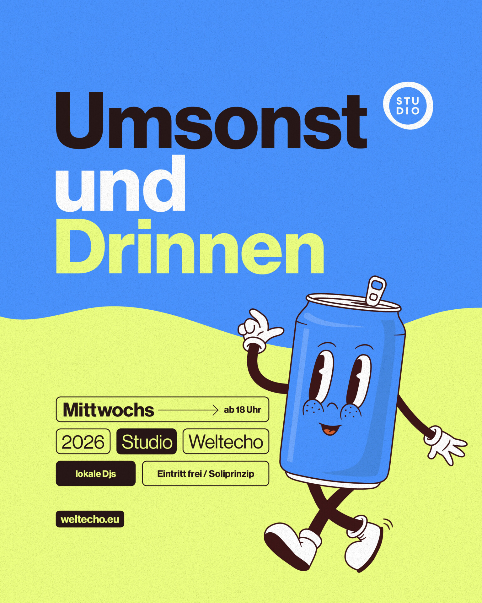 Umsonst & Drinnen